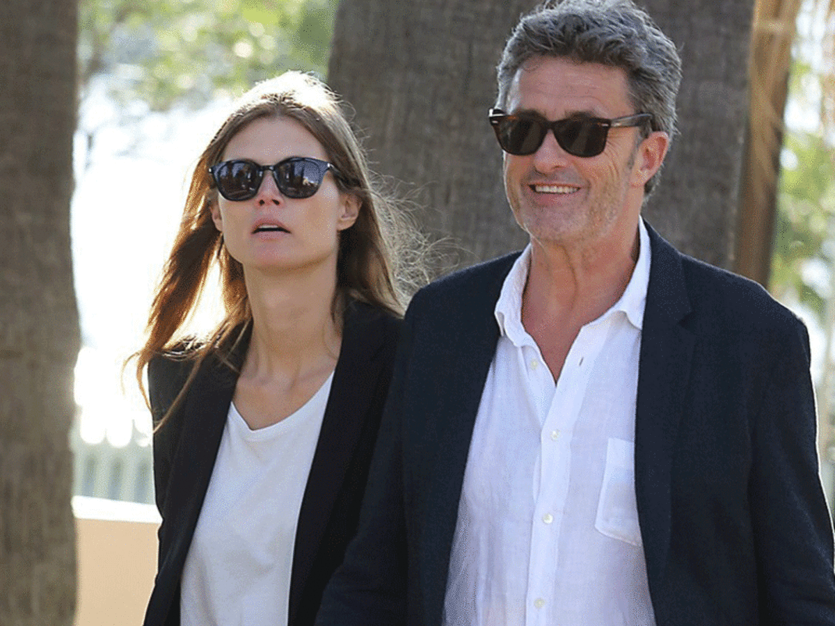 Małgosia Bela, Paweł Pawlikowski na spacerze w Cannes