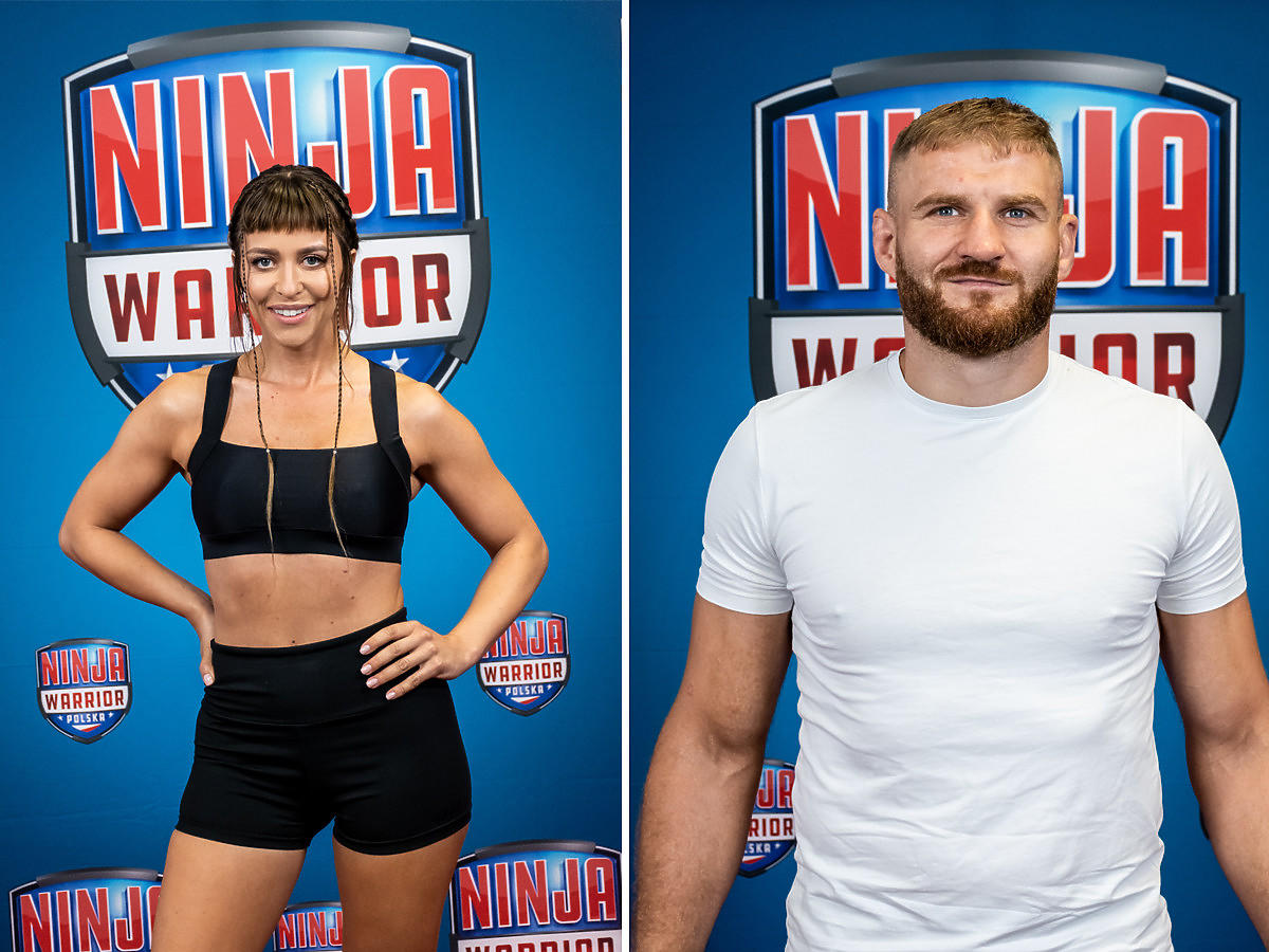Malwina Wędzikowska i Jan Błachowicz w "Ninja Warrior Polska"