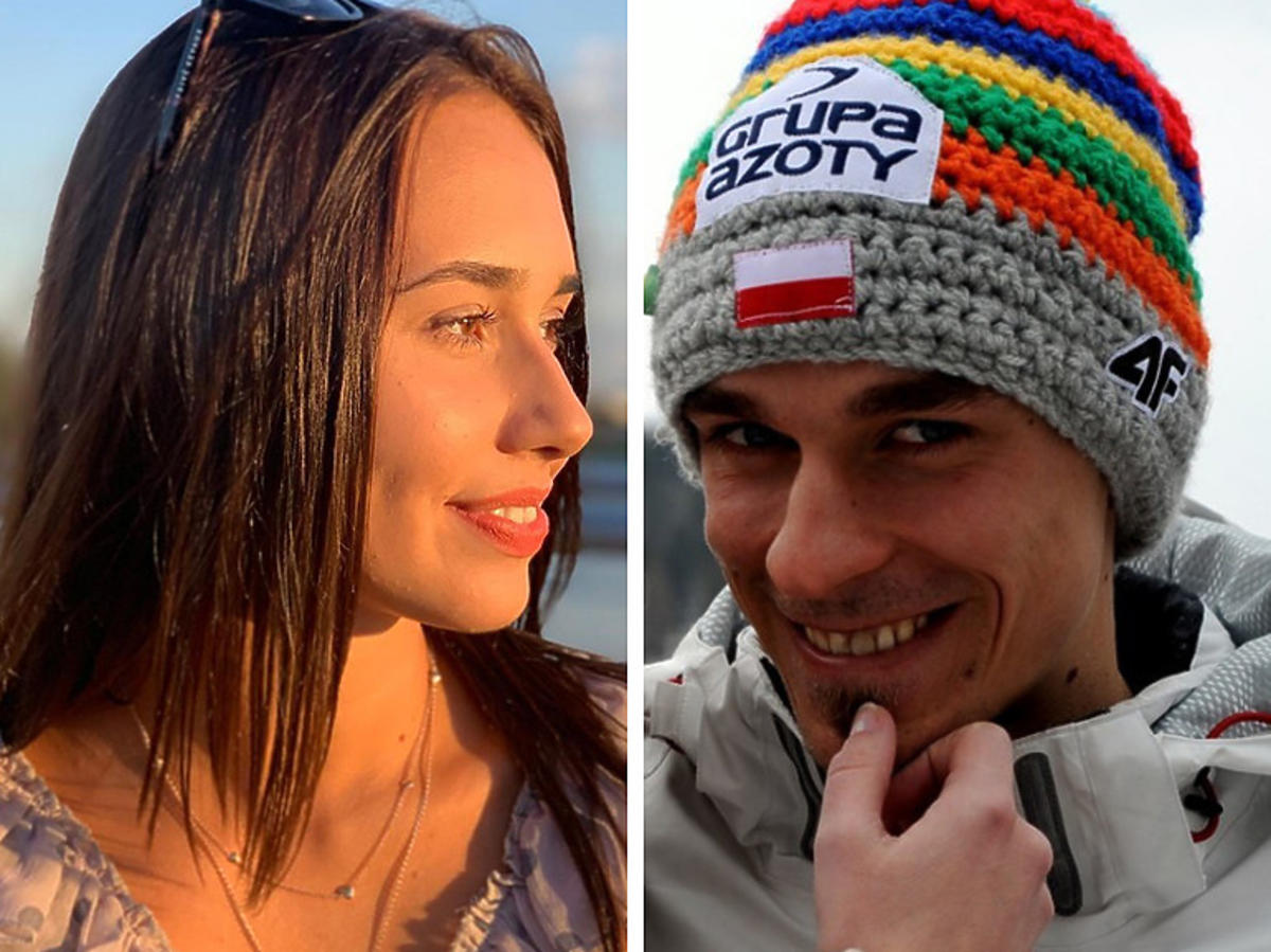 Marcelina Ziętek i Piotr Żyła