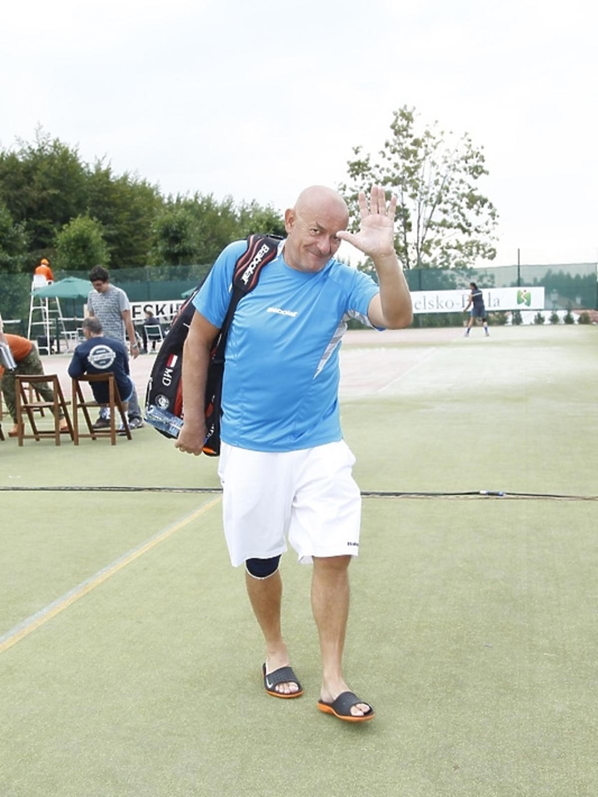 Marcin Daniec na Turnieju Tenisa Ziemnego Artystów Polskich Beskid Cup 2013