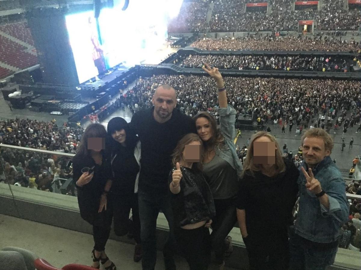 Marcin Gortat i Alicja Bachleda-Curuś na koncercie Beyonce