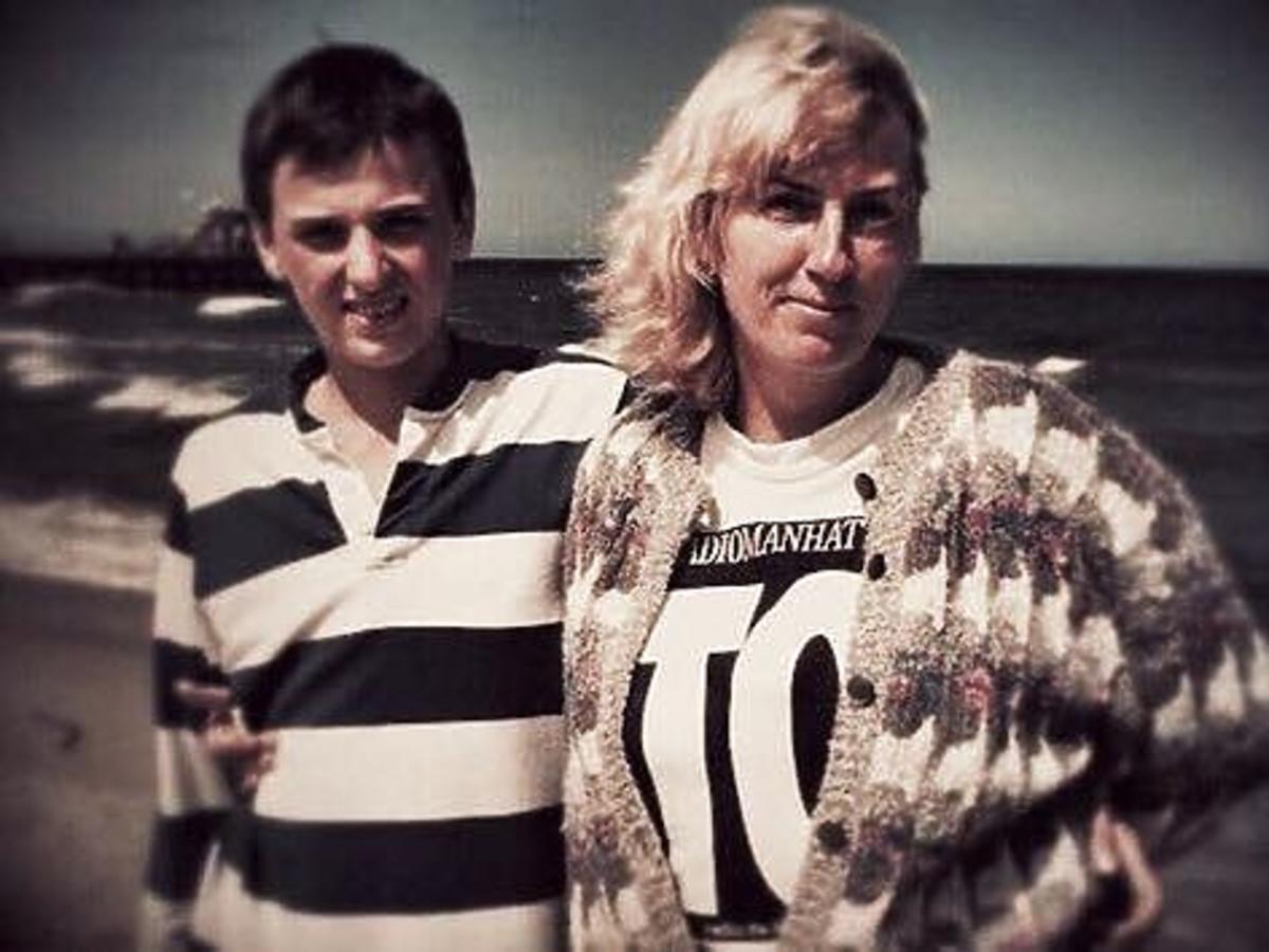 Marcin Gortat z mamą