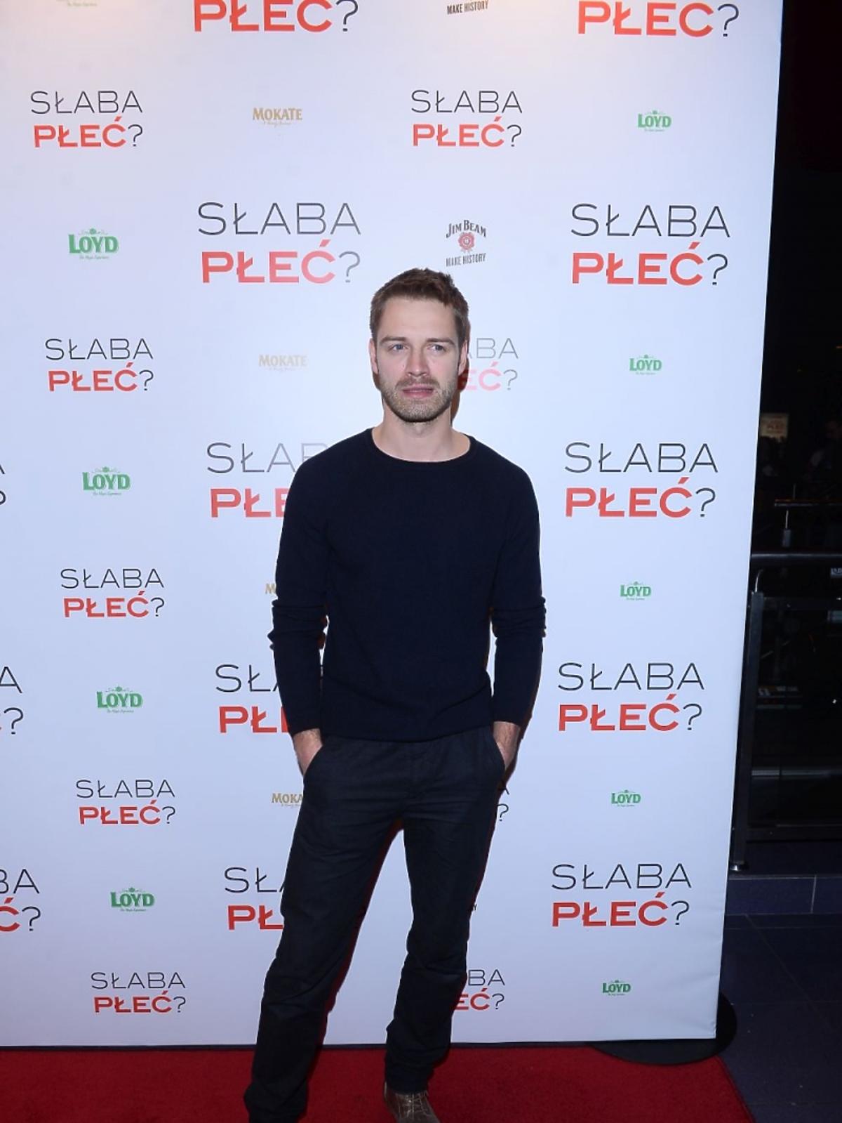 Marcin Korcz na premierze filmu