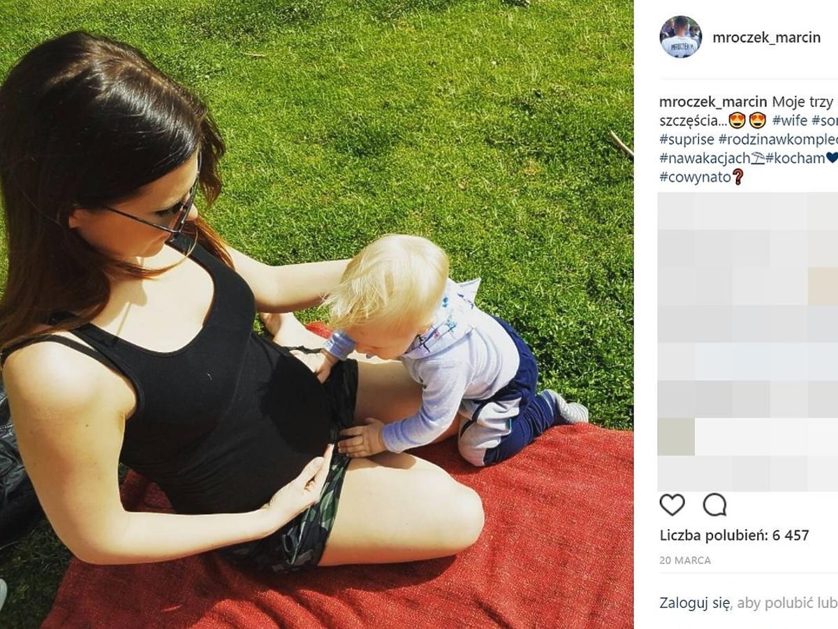 Marcin Mroczek już wkrótce po raz drugi zostanie ojcem