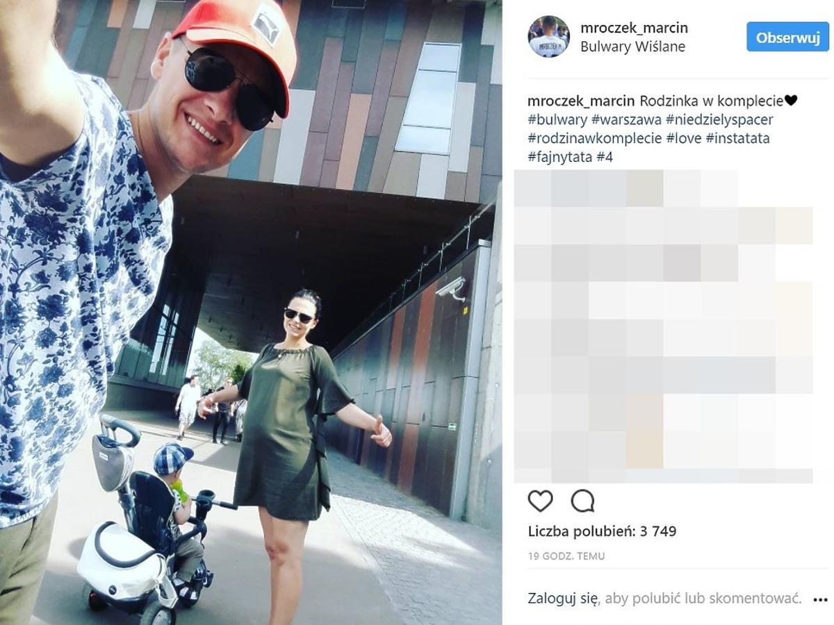 Marcin Mroczek już wkrótce po raz drugi zostanie ojcem