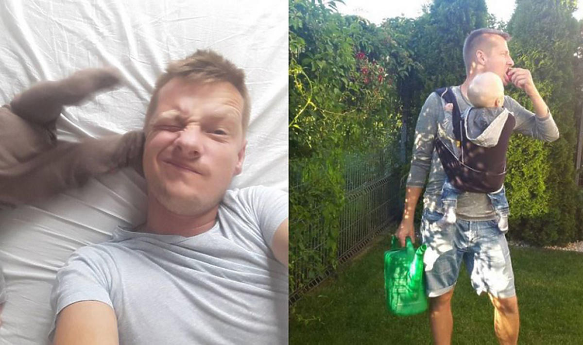 Marcin Mroczek pokazał zdjęcie syna