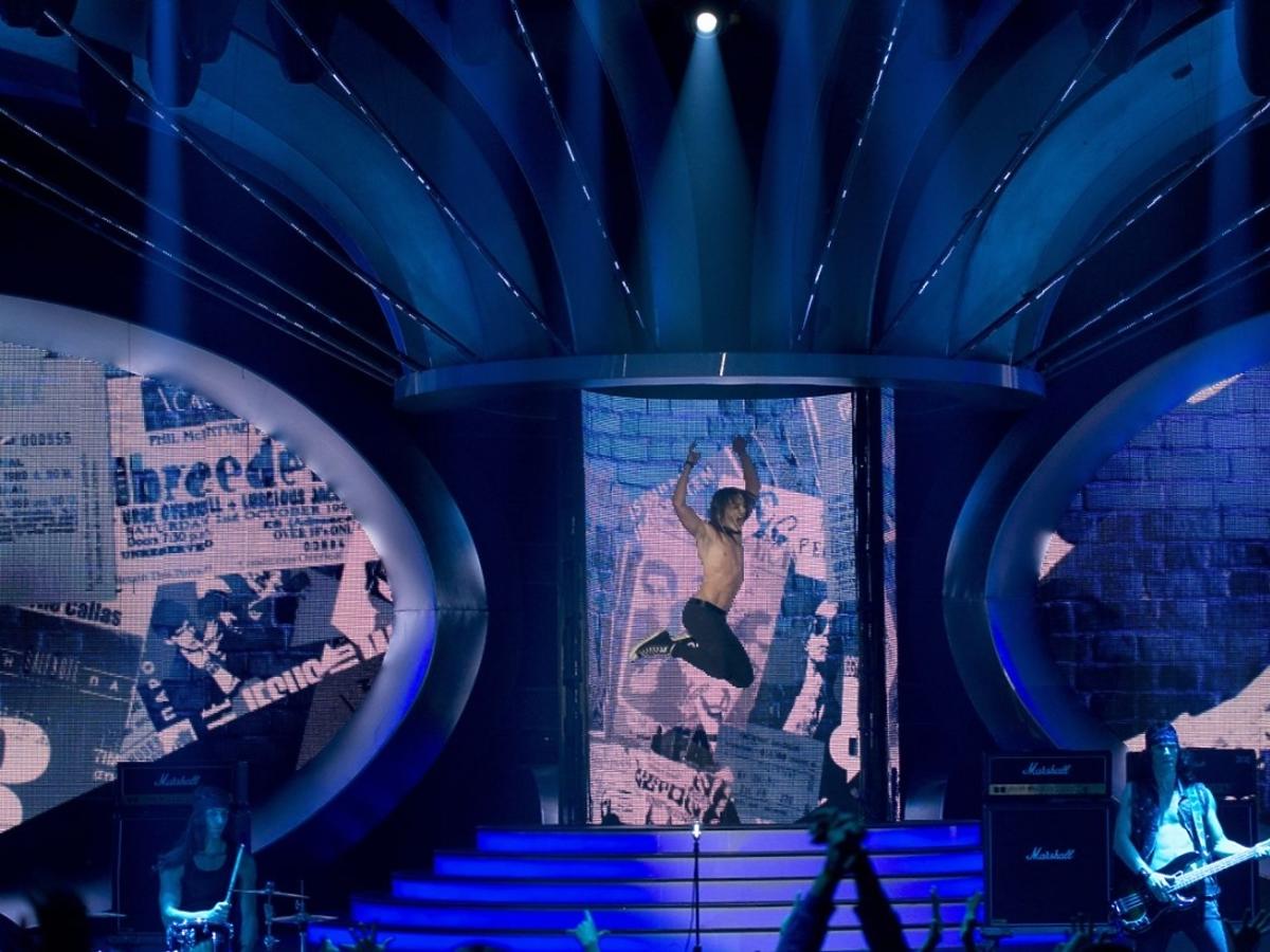 Marcin Przybylski jako Iggy Pop w Twoja Twarz Brzmi Znajomo