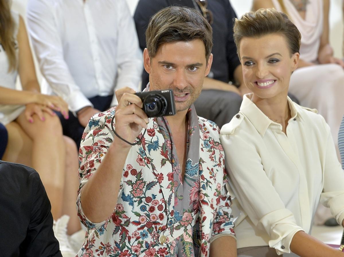 Marcin Tyszka i Katarzyna Sokołowska podczas prezentacji jesiennej ramówki TVN