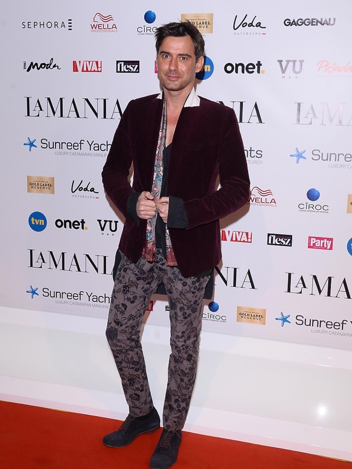 Marcin Tyszka na pokazie La Manii w Soho Factory 2014