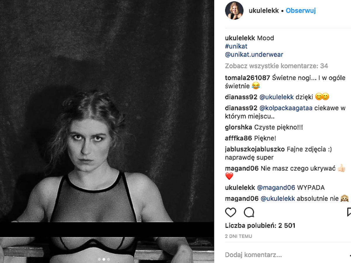 Marcjanna Lelek odważna sesja