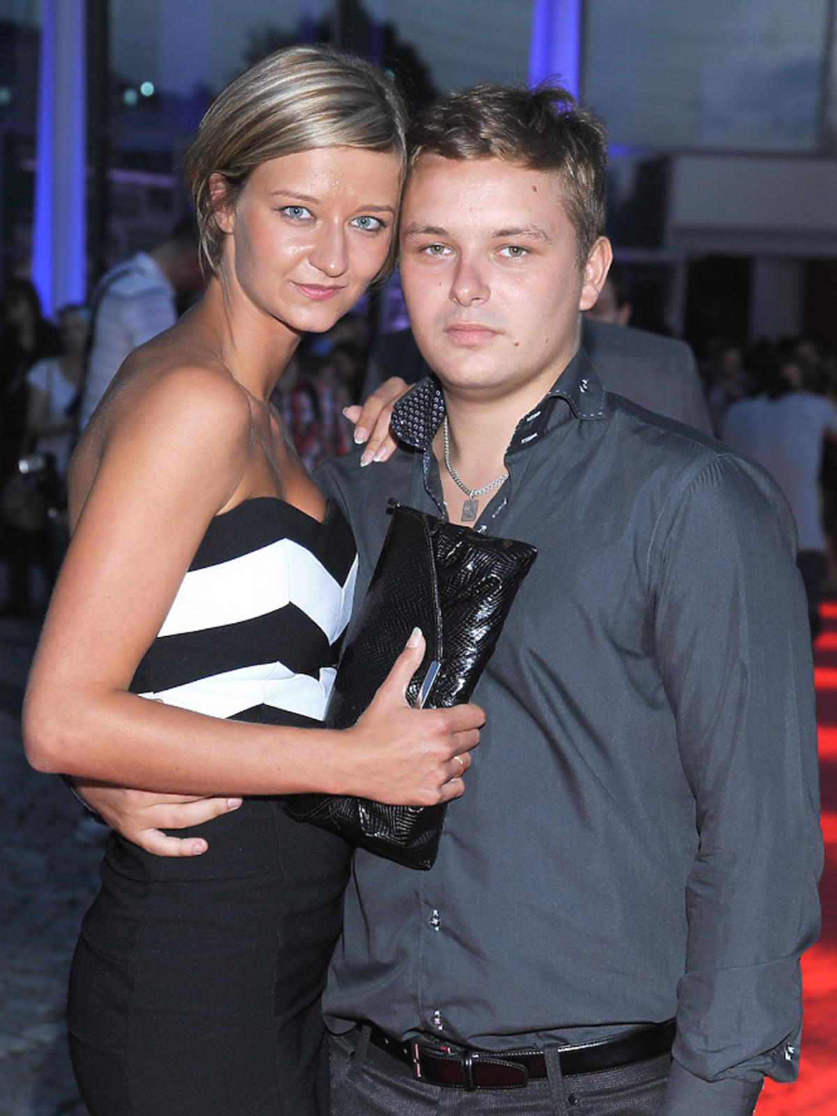 Marek Molak z byłą partnerką w 2012 roku