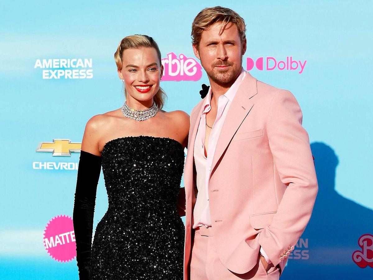 Margot Robbie i Ryan Gosling na światowej premierze "Barbie"