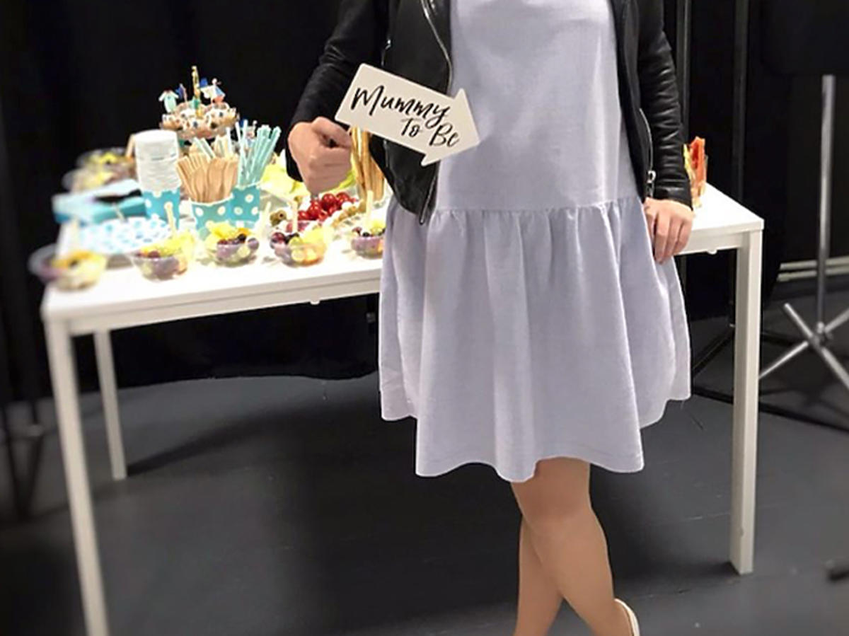 Maria Dejmek, babyshower