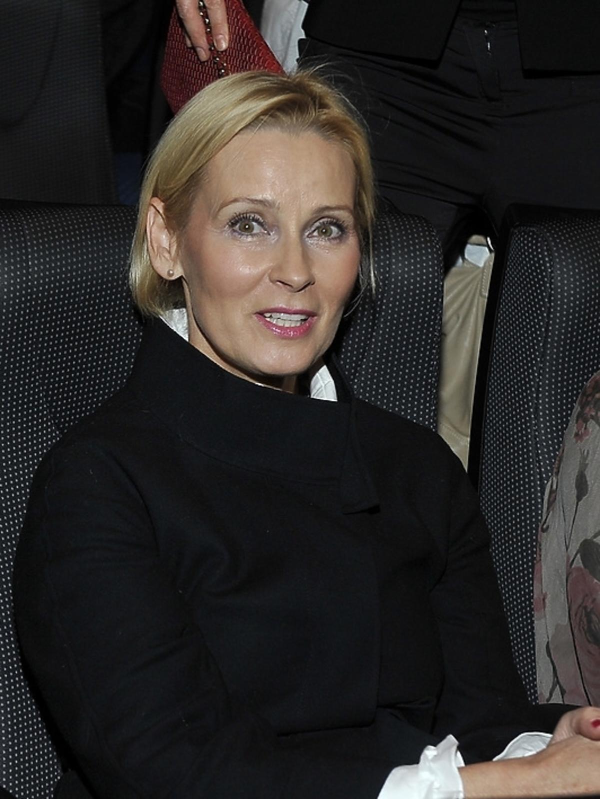 Maria Gładkowska na premierze 