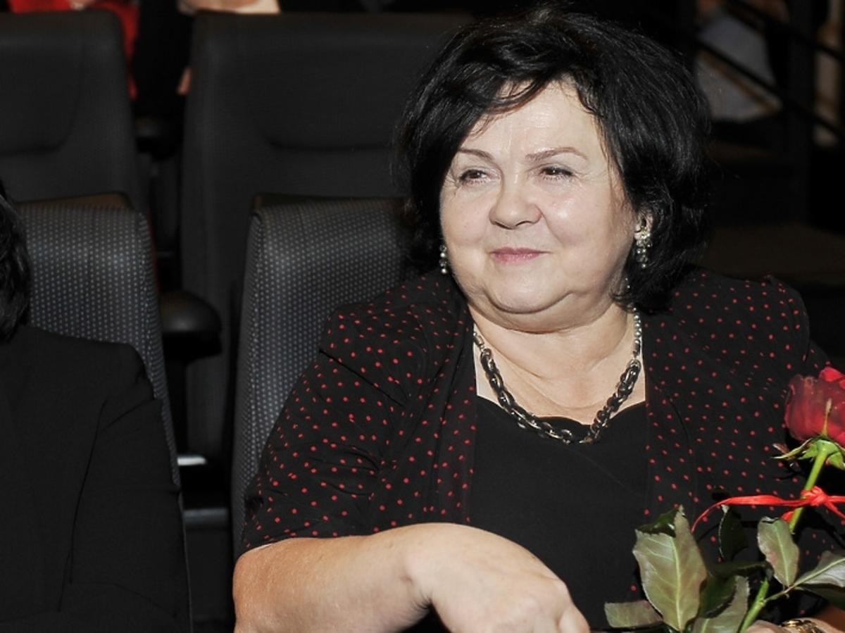 Maria Kieślowska na premierze 