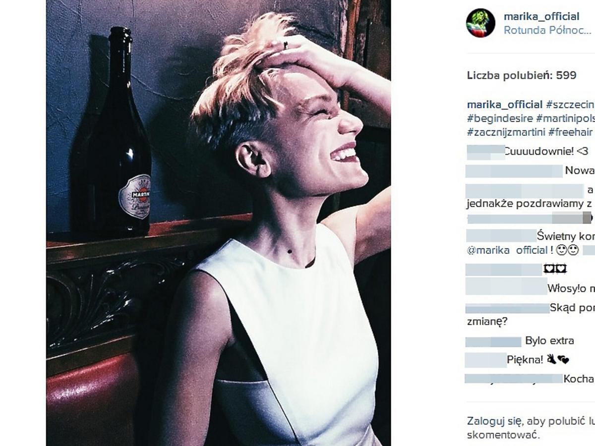 Marika zmieniła fryzurę