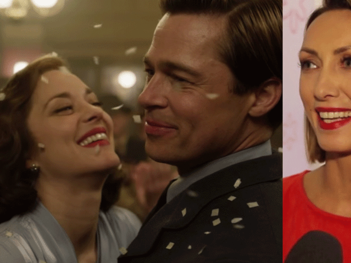 Marion Cotillard i Brad Pitt na planie filmu Sprzymierzeni