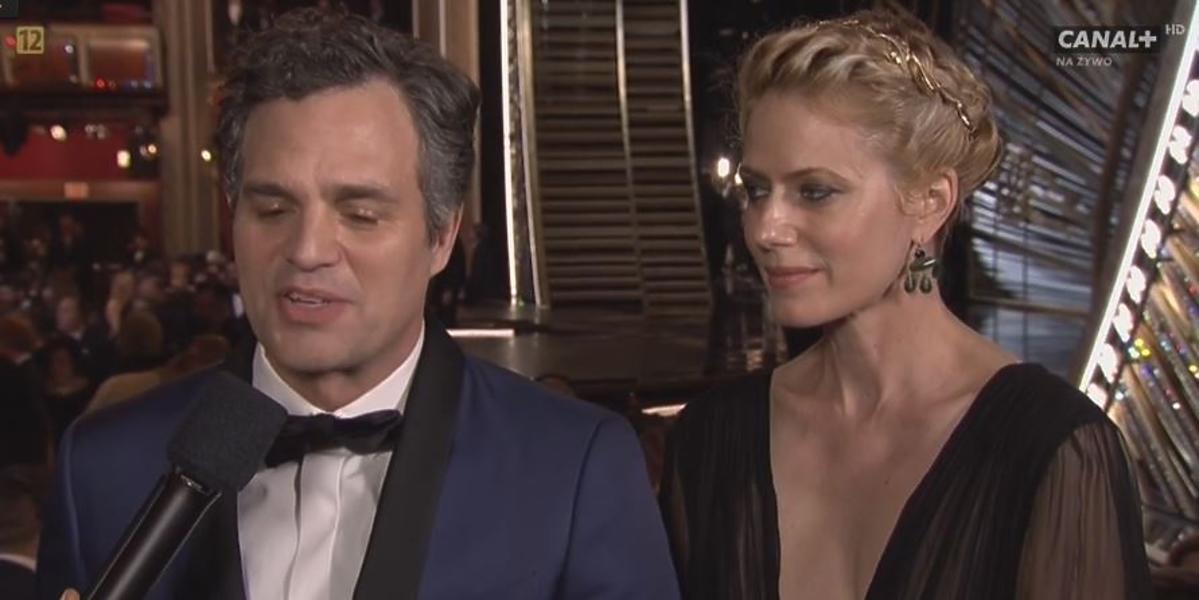 Mark Ruffalo z żoną