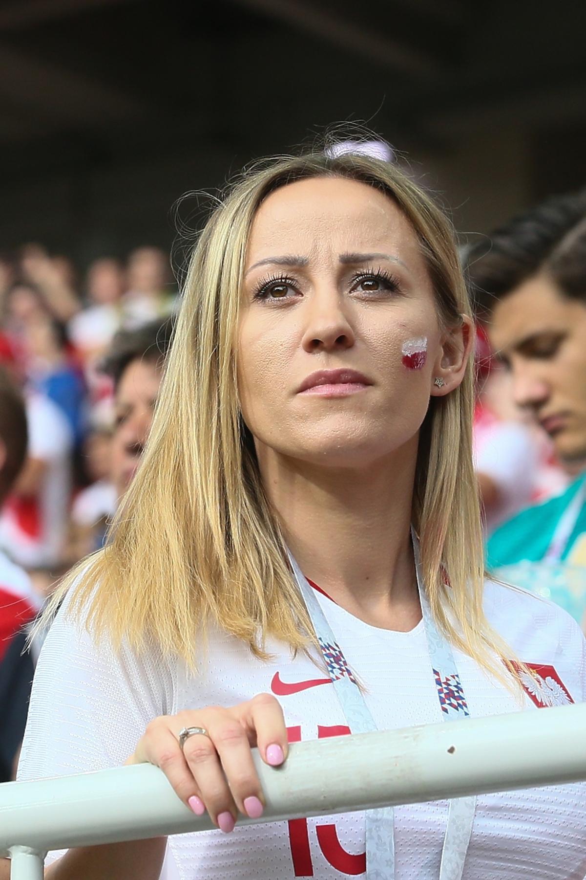 Marta Glik podczas meczu Polska Senegal