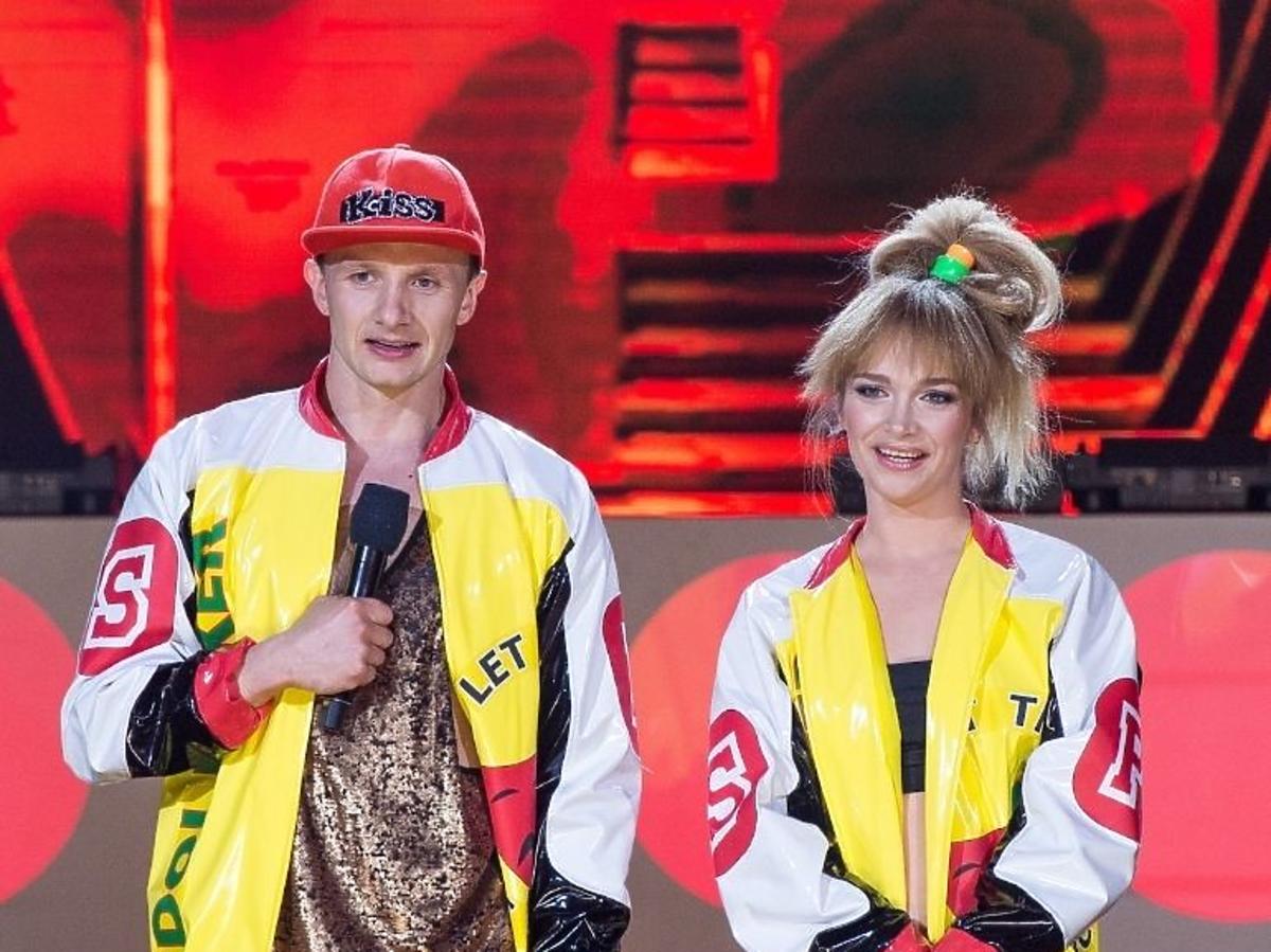 Marta i Paweł na planie "Dance Dance Dance"