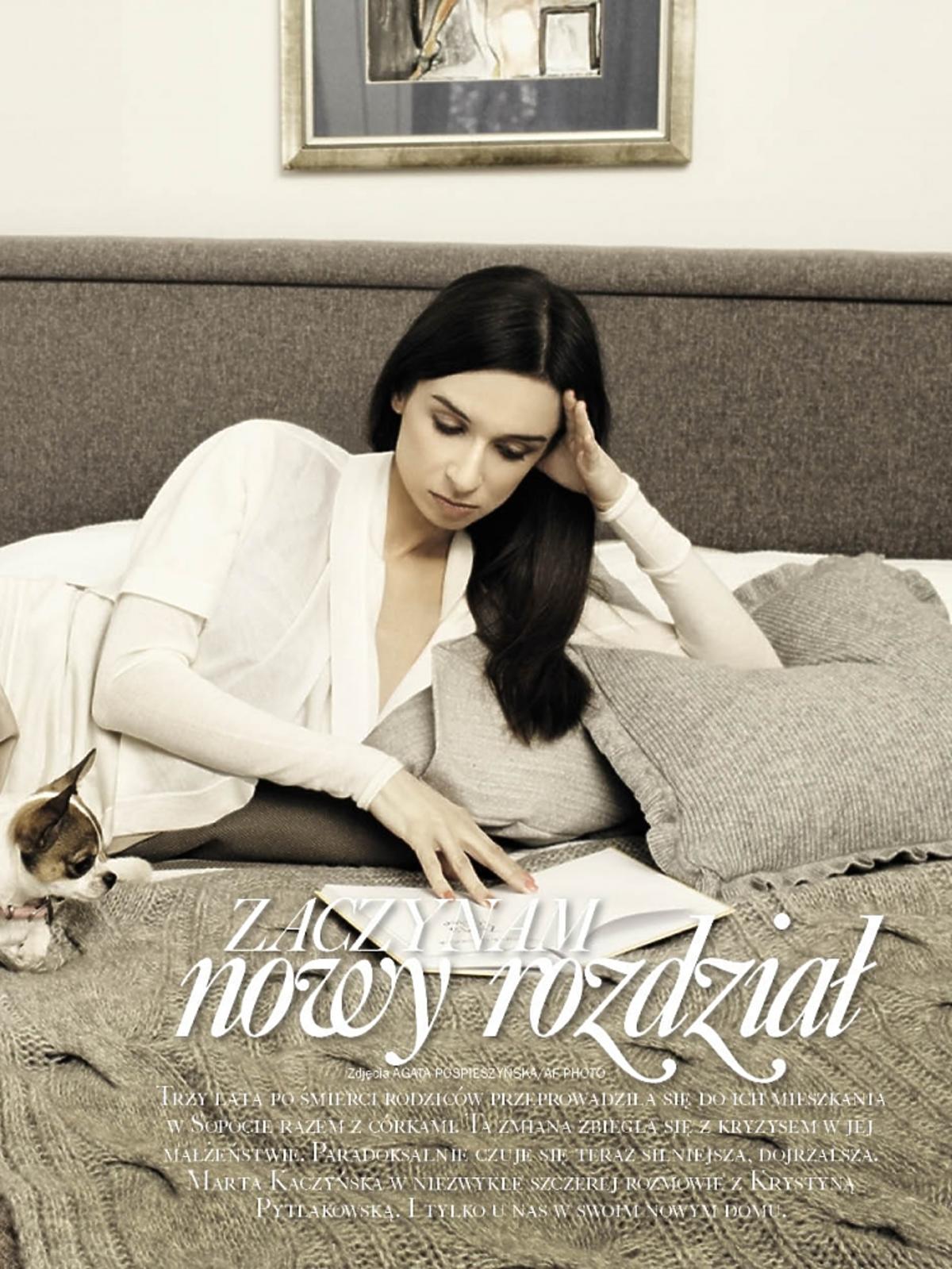 Marta Kaczyńska w sopockim domu rodziców
