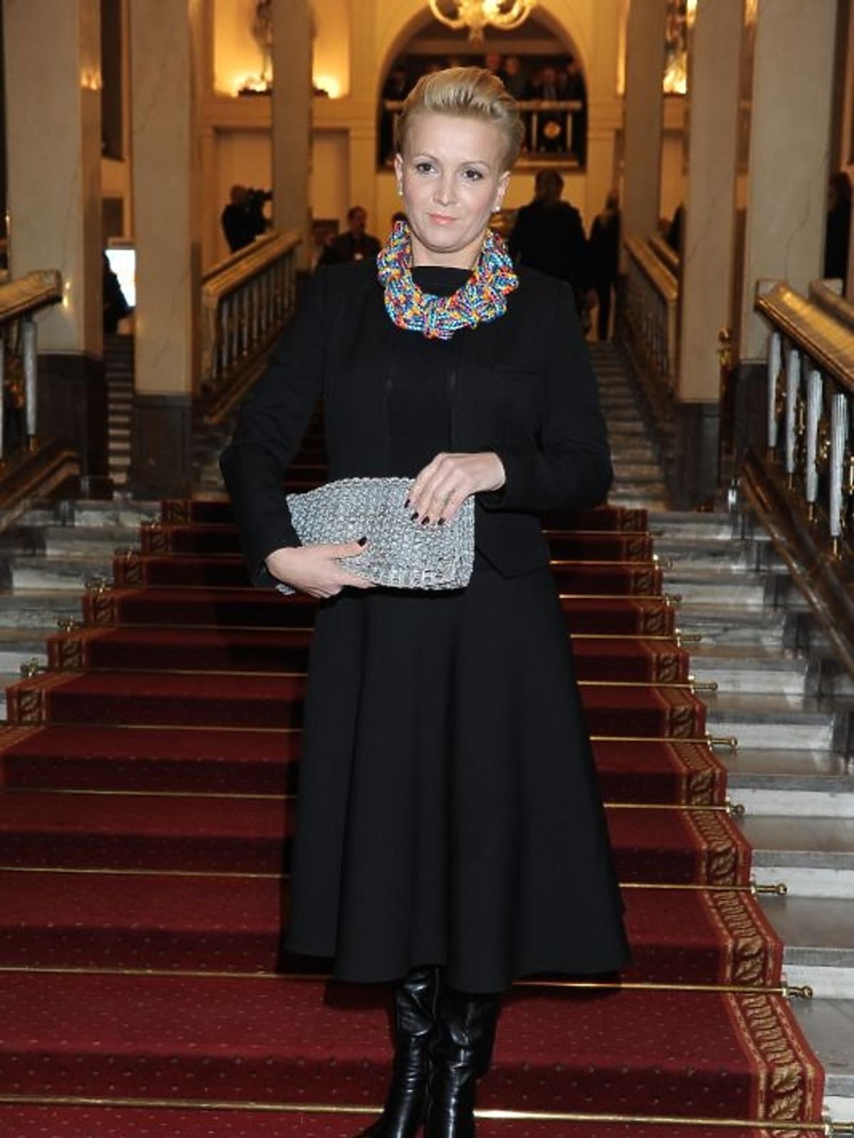 Marta Kuligowska na gali Paszporty Polityki 2012