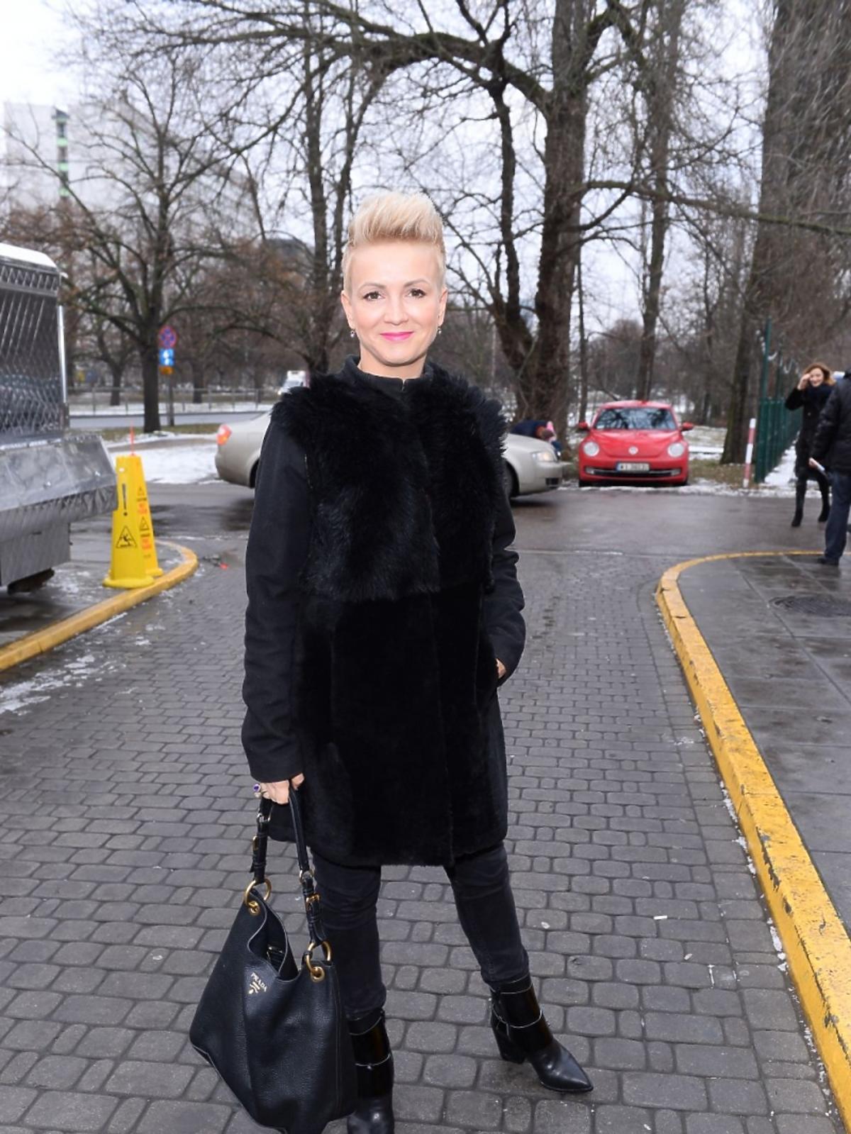 Marta Kuligowska na noworocznym obiedzie z dziećmi