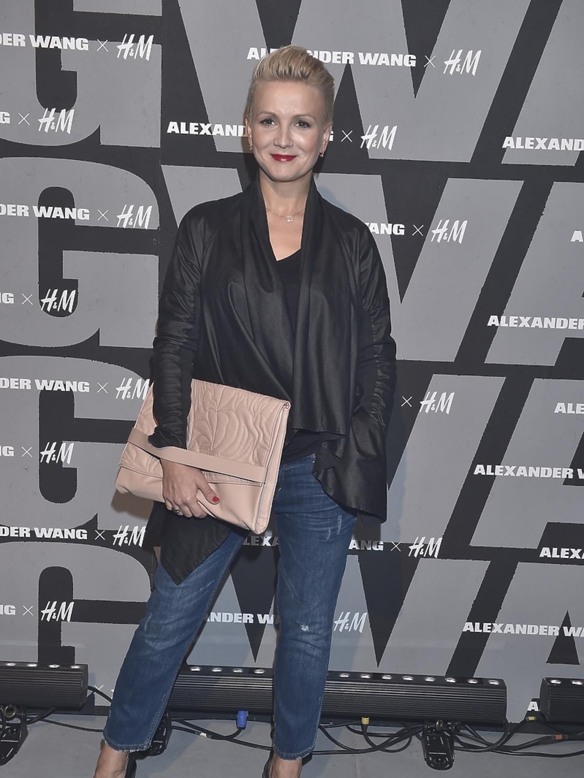 Marta Kuligowska na premierze kolekcji Alexander Wang dla H&M
