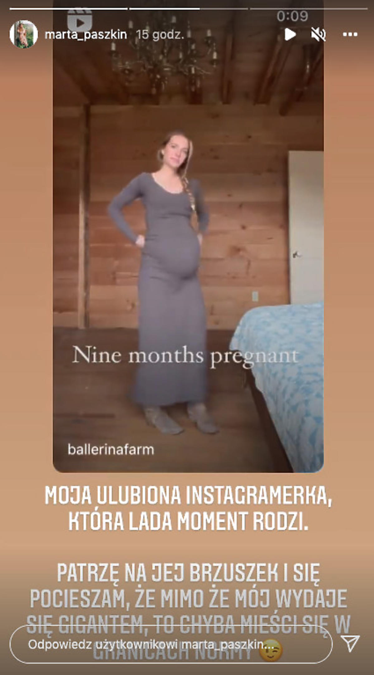 Marta Paszkin pokazała ciążowy brzuszek
