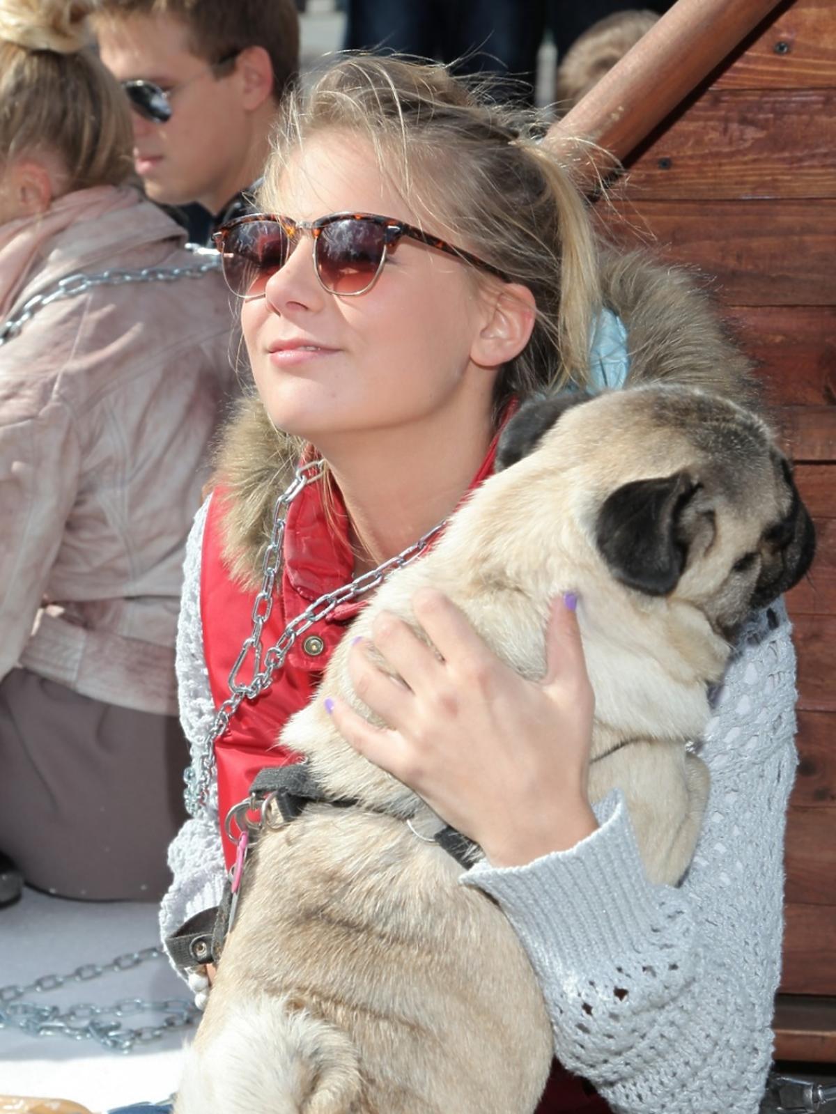 Marta Wierzbicka z psem
