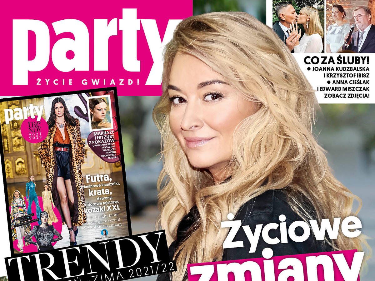 Martyna Wojciechowska na okładce "Party"