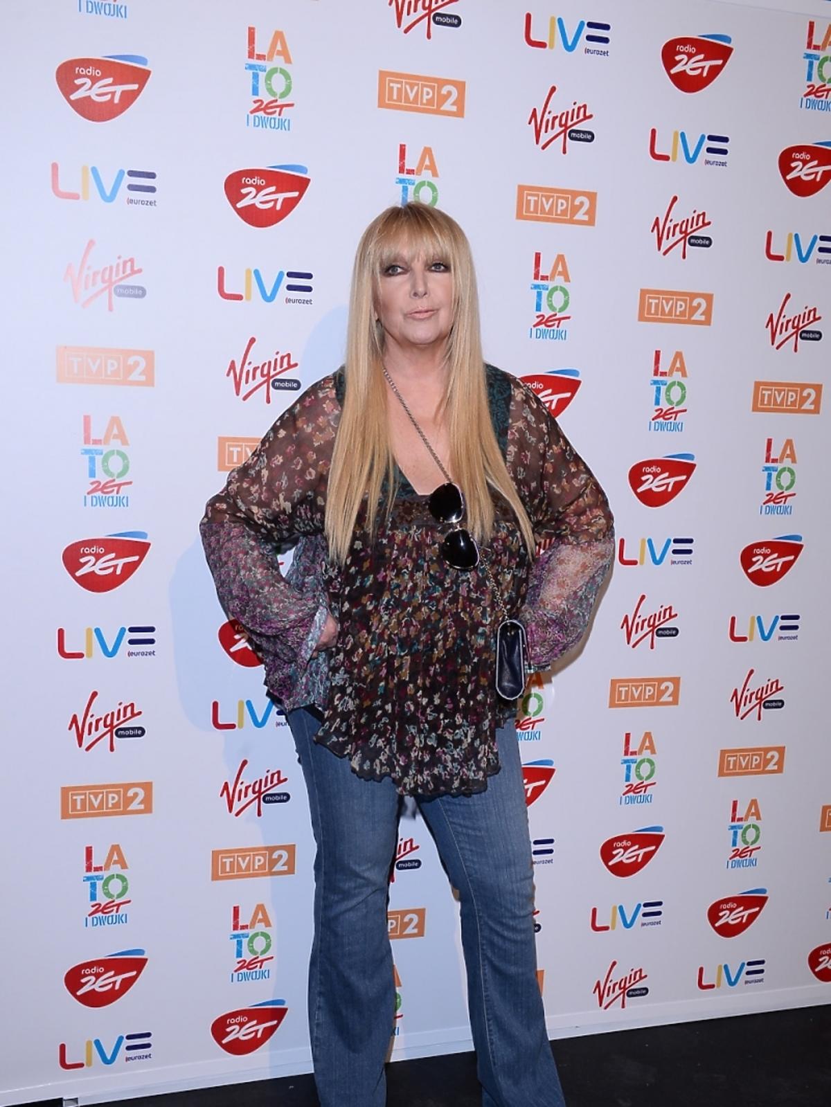 Maryla Rodowicz na konferencji Lato Zet