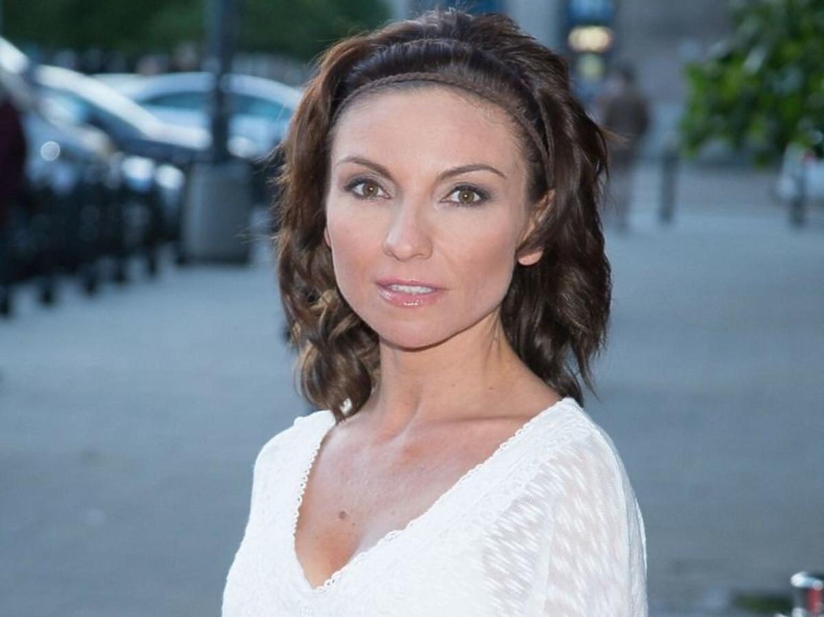 Marzena Sienkiewicz w białej bluzce