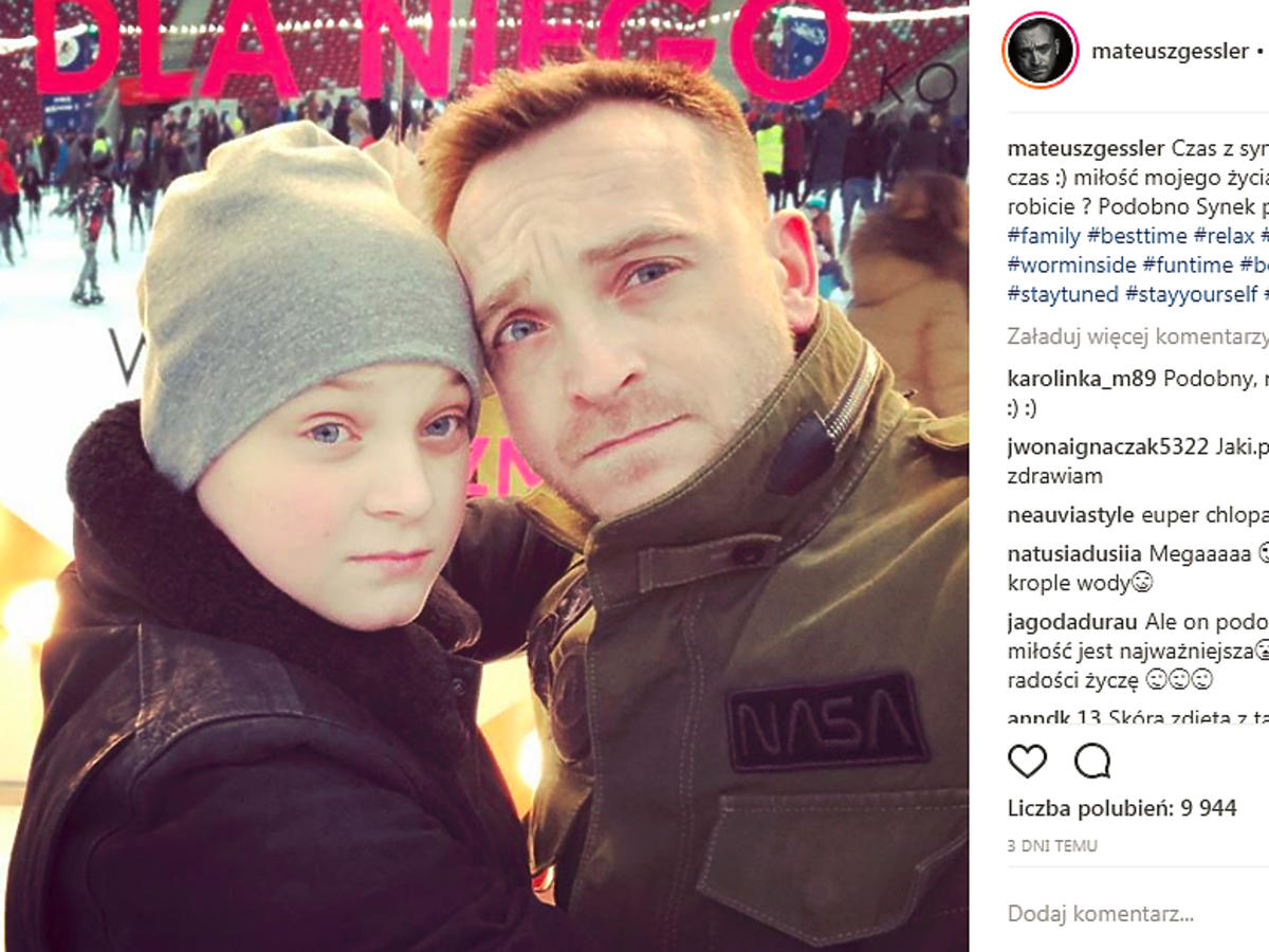 Mateusz Gessler pokazał syna!
