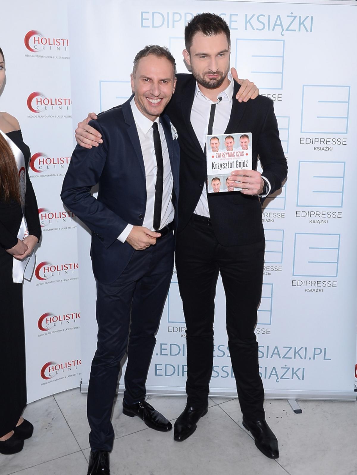 Mateusz Hładki na premierze książki Krzysztofa Gojdzia