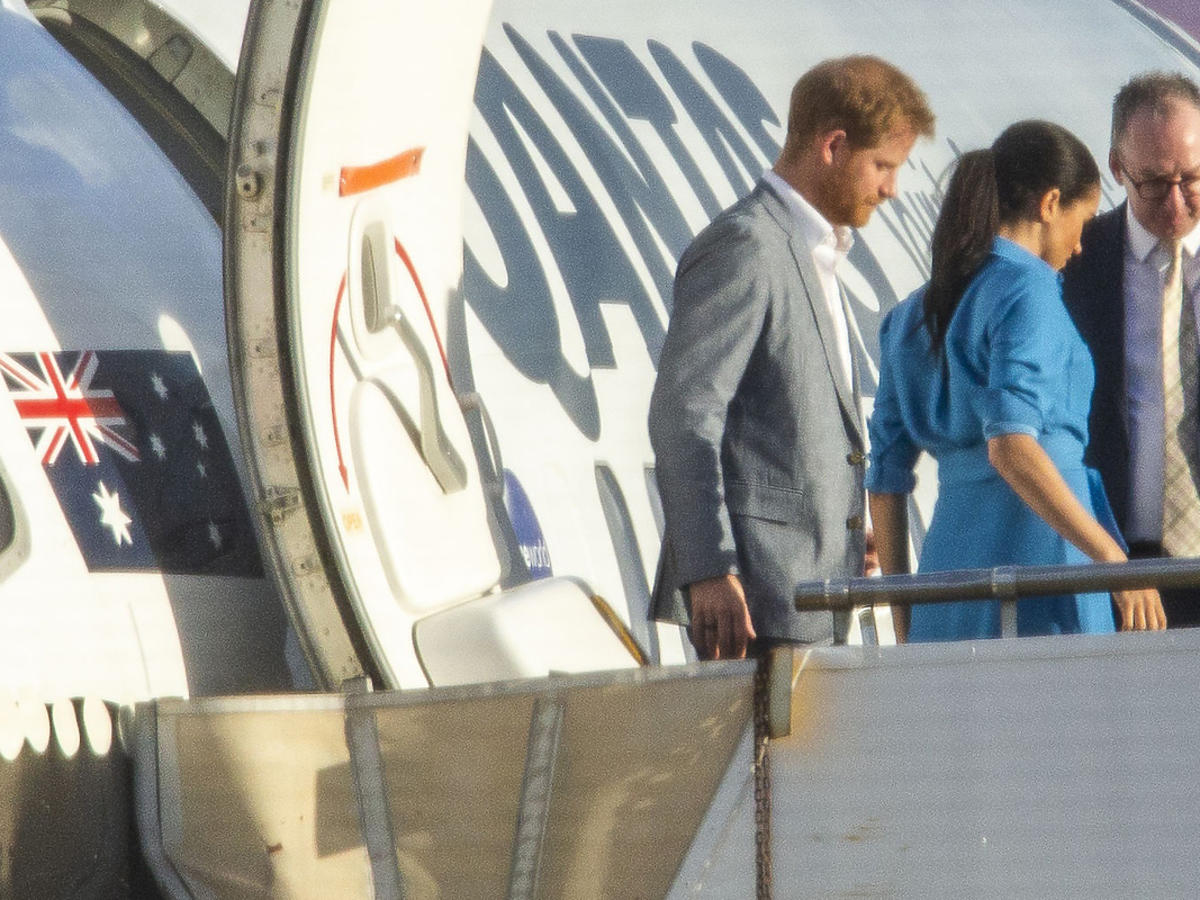 Meghan i Harry, problem z lądowaniem w Sydney