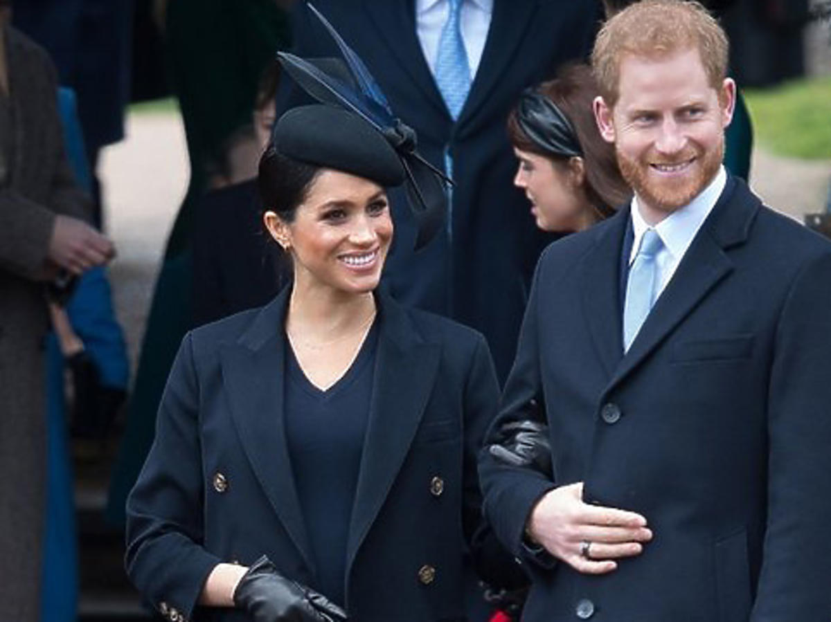 Meghan Markle i książę Harry podczas świąt