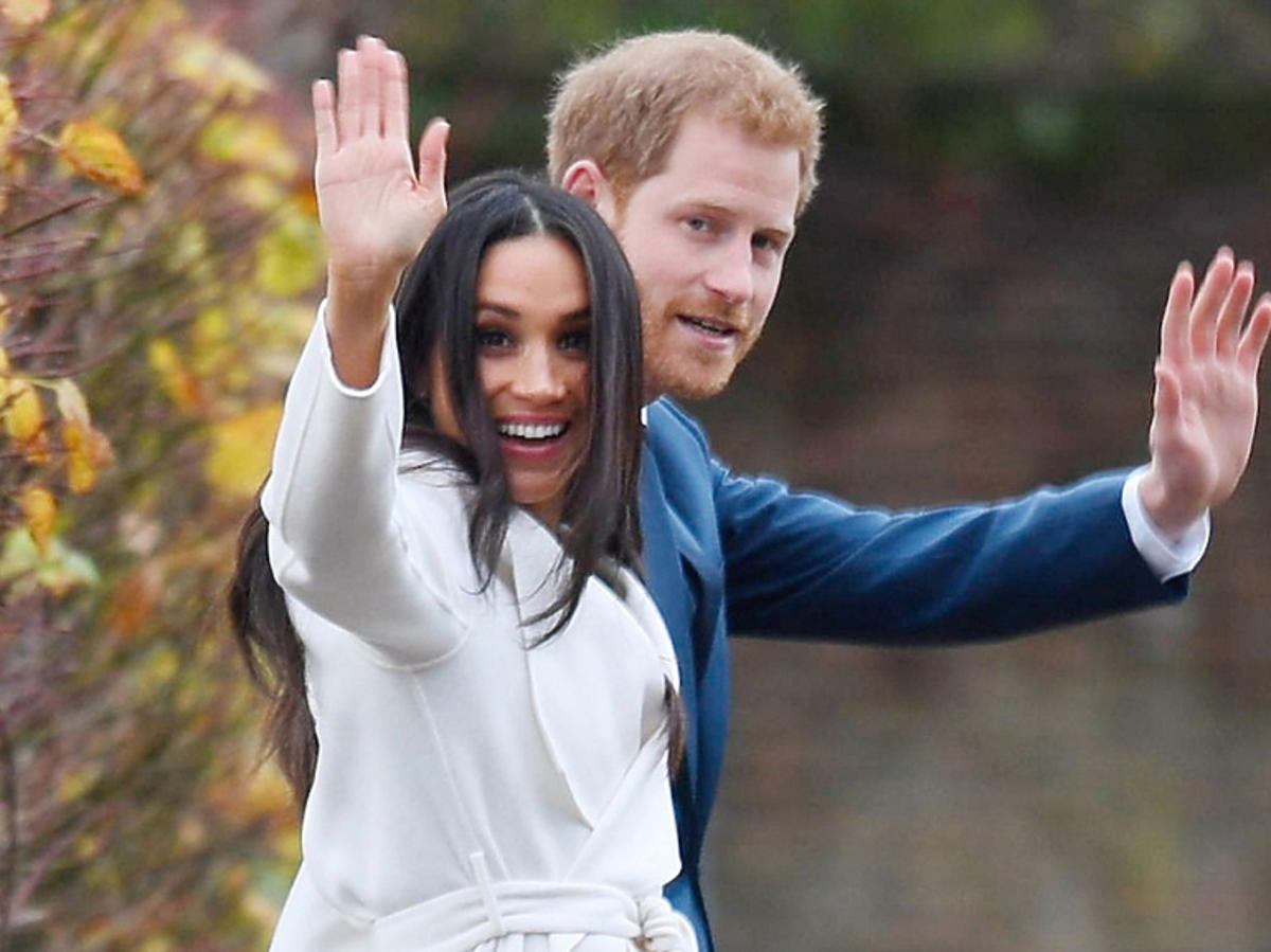 Meghan Markle i książę Harry tuż po ogłoszeniu swoich zaręczyn