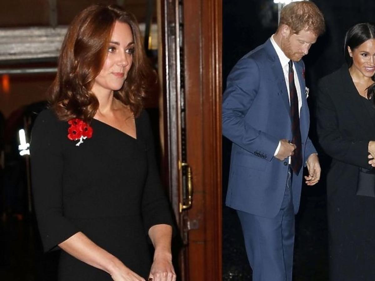 Meghan Markle i księżna Kate na obchodach Dnia Pamięci