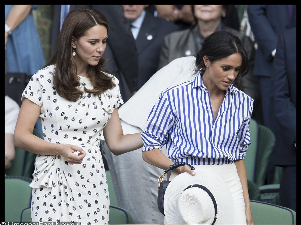 Meghan Markle i księżna Kate na Wimbledonie
