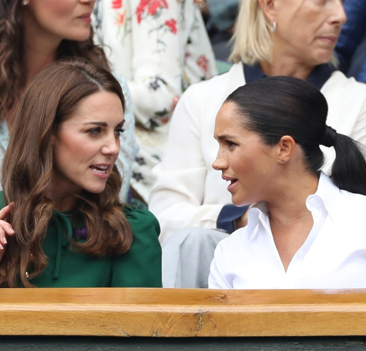 Meghan Markle i księżna Kate na Wimbledonie