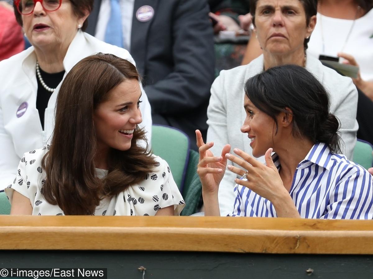 Meghan Markle i księżna Kate razem na meczu tenisowym
