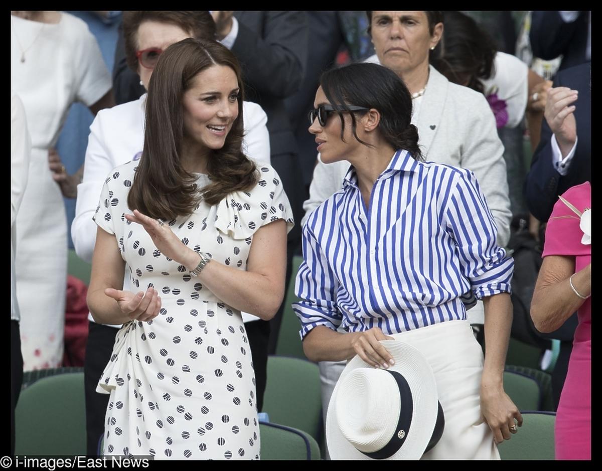 Meghan Markle i księżna Kate razem na meczu tenisowym