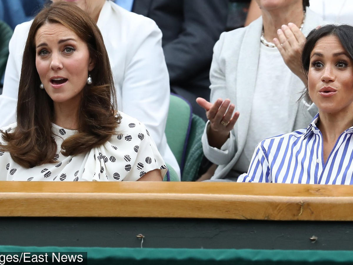 Meghan Markle i księżna Kate razem w Londynie na Wimbledonie