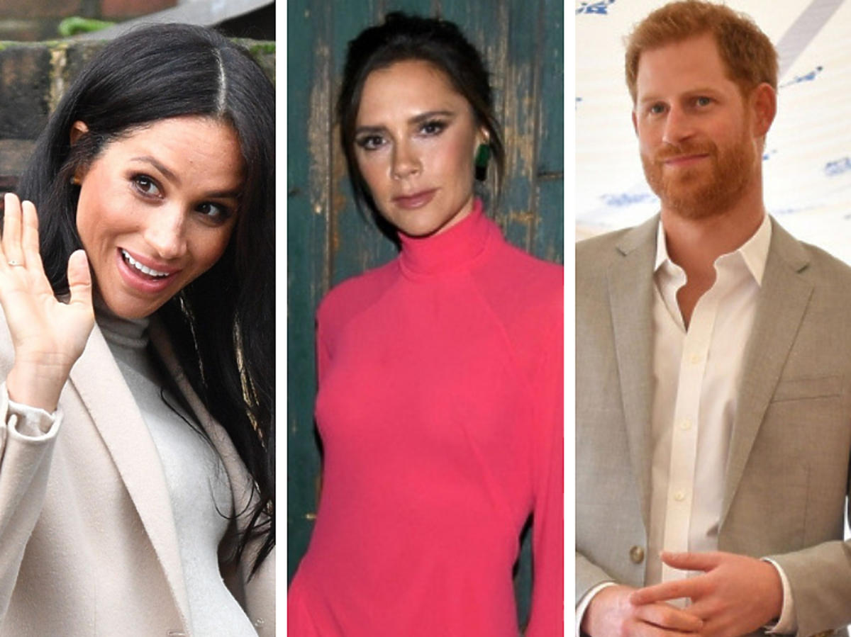 Meghan Markle, książę Harry, Victoria Beckham