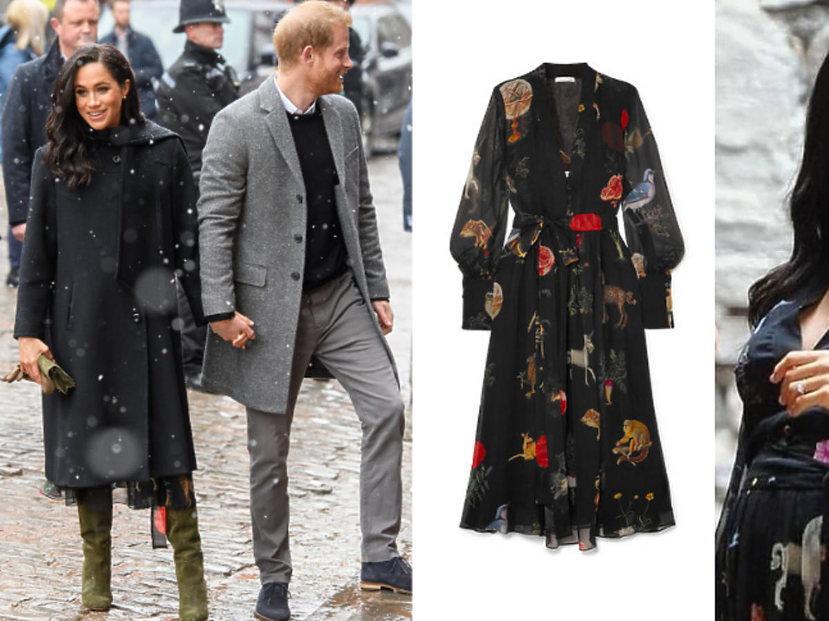Meghan Markle w sukni Oscar de la Renta
