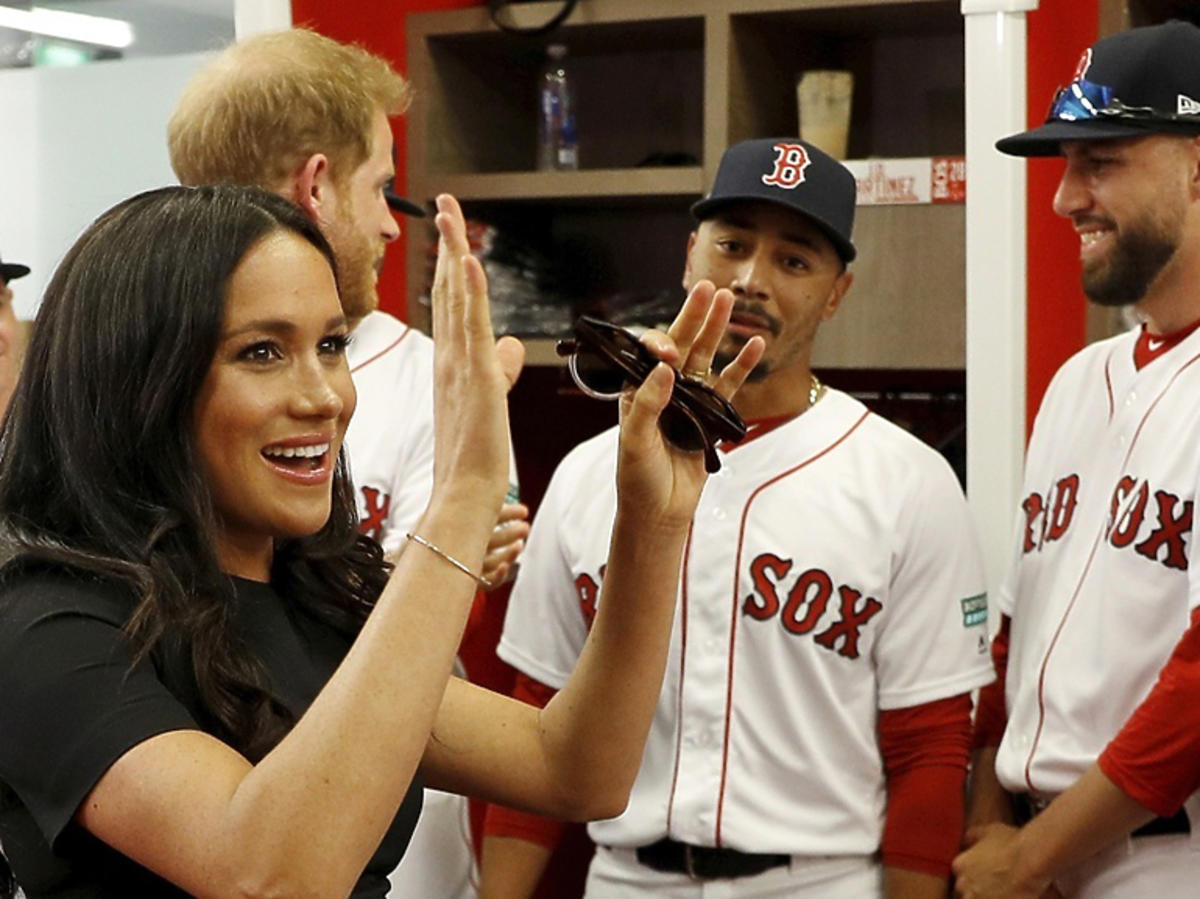 Meghan Markle z mężem na meczu