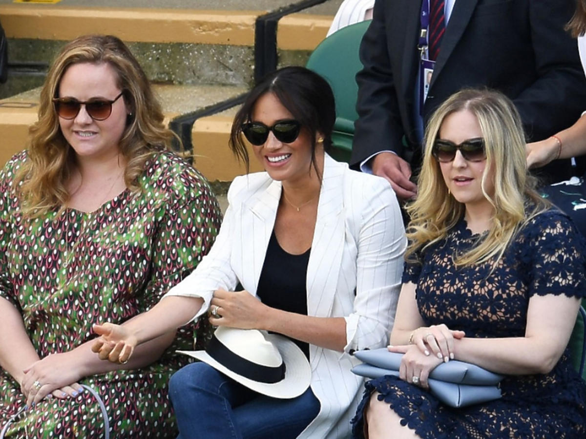 Meghan Markle z przyjaciółkami na Wimbledonie