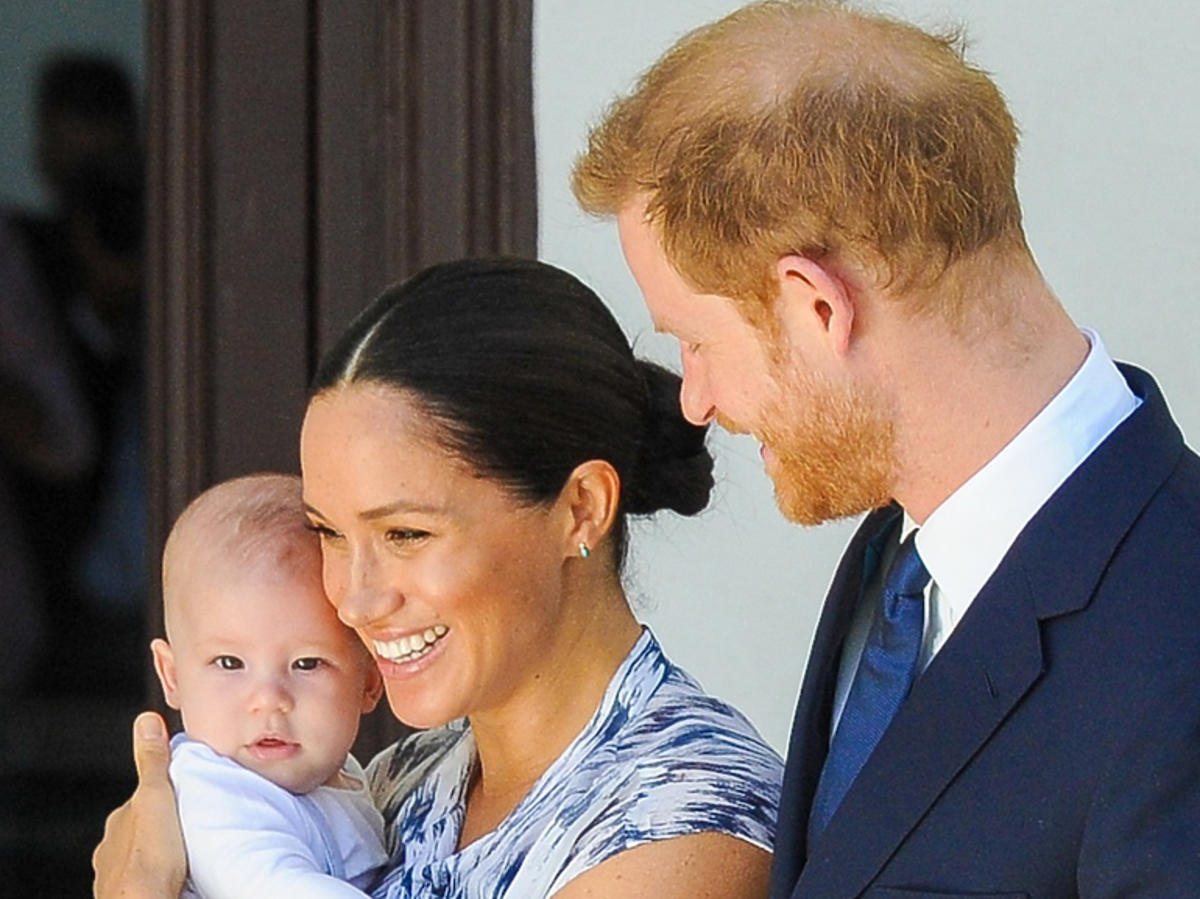 Meghan Markle z synkiem w Afryce