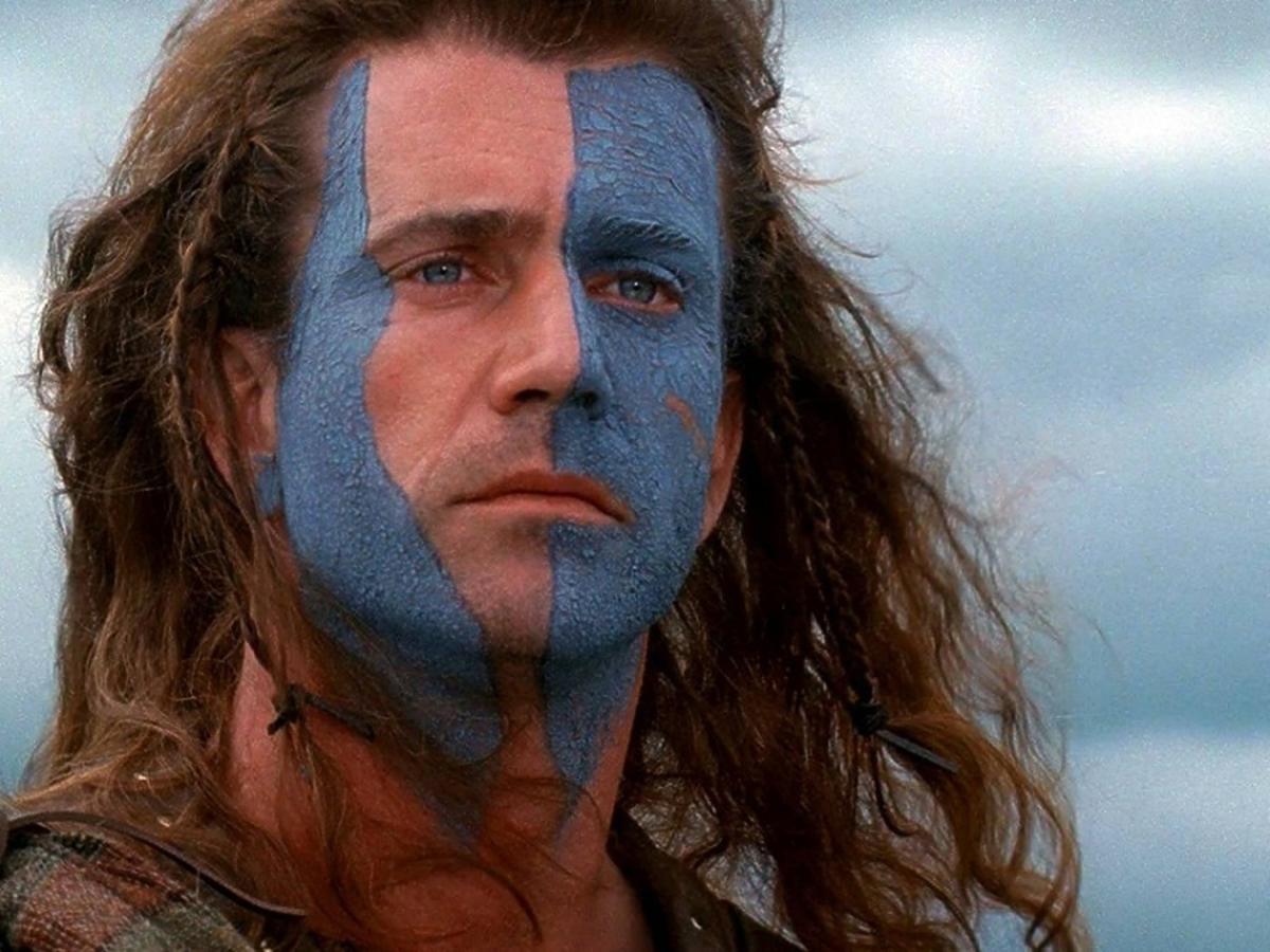 Mel Gibson w filmie Braveheart - Waleczne serce
